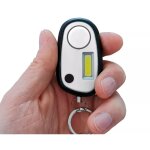 Alarme personnelle compacte anti - agression vol sos - sirne 120 db / lampe flash led puissante 3 modes ...