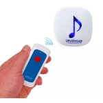 Alerte panique 600 m�tres sans - fil - bouton sos & carillon - longue port�e 35 m�lodies volume r�glable ...