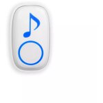 Bouton sans - fil extrieur supplmentaire pour sonnette autonome 300 mtres tmoin lumineux (gamme da600 ...