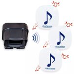 Carillon magasin / entrept sans - fil 600m - dtecteur rideau autonome + 3 carillons 35 mlodies volume ...