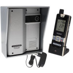 Interphone 600 mtres individuel sans - fil - ultracom2 argent 600 - solo visire argente + transformateur ...