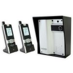 Interphone sans - fil ouverture g�che / portail via combin� - ultracom2 + visi�re noire + 2 combin�s