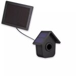 Kit dtecteur mouvement infrarouge (noir) + panneau solaire dport avec support de fixation rglable ...