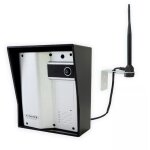 Platine de rue 600m autonome individuelle sans - fil - ultracom2 visire noire + antenne : contourner ...