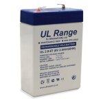 Batterie plomb �tanche ul2. 8 - 6 ultracell 6v 2. 8ah