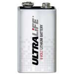 Ultralife - u9vl - j - p 6lr61 pile 6lr61 (9v) lithium 1200 mah 9 v 1 pc(s)