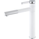 Essebagno mitigeur �vier ultrate blanc et chrome