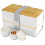 Umami - bento original 1, 2 l blanc et bambou