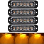 4 feux d'avertissement d'urgence pour véhicules, feux d'urgence pour camions, feux stroboscopiques, 6 ... 4 feux d'avertissement d'urgence pour véhicules, feux d'urgence pour camions, feux stroboscopiques, 6 ...