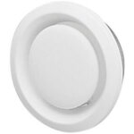 Unelvent ? bouche d'extraction fixe vmc 125mm ? c�ne fixe en plastique ? installation sur cloison mince ...