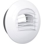 Unelvent bouche d'extraction pvc s&p, diam. 125 / 125 mm barj 30