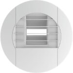 Unelvent - bouche hygror�glable temporis�e cuisine �lectrique (� piles) 10 - 45 / 135 d125 mm (852817) ...