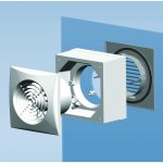 Kit pour montage sur vitre des a�rateurs silent et decor 100 s&p ( unelvent 870120