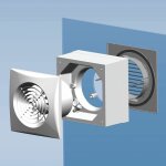 Kit pour montage sur vitre des a�rateurs silent et decor 100 s&p ( unelvent 870120