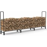 Unho - tagère en métal pour bois de cheminée range bûches extérieur grande taille 344, 9x35x117cm pour ... Unho - tagère en métal pour bois de cheminée range bûches extérieur grande taille 344, 9x35x117cm pour ...