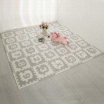 Tapis de puzzles en mousse pour bébé total 180x180cm 36 pièces tapis d?éveil Épais jeux enfant dalles ... Tapis de puzzles en mousse pour bébé total 180x180cm 36 pièces tapis d?éveil Épais jeux enfant dalles ...