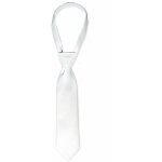 Unique, blanc 01: cravate d'�quitation piqu� de coton