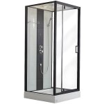 Vente - unique - cabine de douche hydromassante - 2 zones de jets de massage - l90 x p90 x h215 cm - ...
