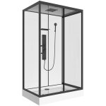Vente - unique - cabine de douche hydromassante rectangulaire - installation rversible - l110 x l80 ...