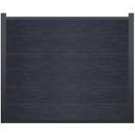 Vente - unique - clôture à poser h 156 cm - kit de 6 lames en composite + 2 poteaux anthracite - enola ... Vente - unique - clôture à poser h 156 cm - kit de 6 lames en composite + 2 poteaux anthracite - enola ...