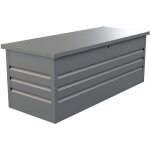 Vente - unique - coffre de rangement de jardin en acier galvanis� gris - 582l - tomaso