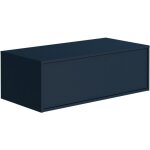 Meuble sous vasque suspendu - coloris bleu nuit - 94 cm - teana ii
