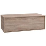 Vente - unique - meuble sous vasque suspendu - coloris naturel clair - 94 cm - teana ii