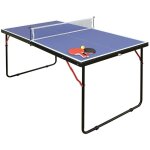 Vente - unique - mini table de ping - pong avec raquettes, balles et filet - l137 x p76 x h67 cm - denis ...