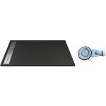 Vente - unique - receveur extra - plat  poser ou  encastrer dcoupable en rsine smc avec siphon - ...