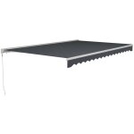 Vente - unique - store banne motoris avec semi - coffre 5 x 3 m - anthracite - cofana