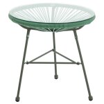 Vente - unique - table de jardin en fils de résine tressés - kaki - alios iii de mylia Vente - unique - table de jardin en fils de résine tressés - kaki - alios iii de mylia