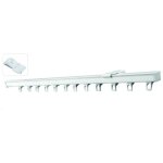 Secodir - unirail - tringle rail pour rideau en aluminium blanc l 1. 50 m coloris - blanc Secodir - unirail - tringle rail pour rideau en aluminium blanc l 1. 50 m coloris - blanc