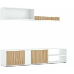 Dmora - unit murale daasmundse, meuble tv meuble de salon, composition d'ensemble de salon, ensemble ...