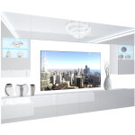 Unit� murale tv nex i ensemble muebles de salon complet i ensemble meuble tv avec illumination led i ...