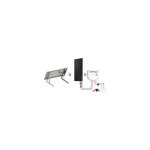 Uniteck - kit abris 150w - 12v - régulateur mppt - support basique - kit abris 150w 12v Uniteck - kit abris 150w - 12v - régulateur mppt - support basique - kit abris 150w 12v