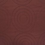 Couvre lit boutis 4 pi�ces bicolore 'piquage circle' choco / naturel