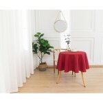 Nappe anti tache ronde rouge Nappe anti tache ronde rouge