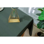 Nappe enduite avec traitement antitache kaki carr�e 180 x 180 cm