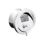 Regulateur de tirage v2a avec raccord arrondi 150 mm Regulateur de tirage v2a avec raccord arrondi 150 mm