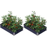 Upyard - carr� potager gardenbox 120 x 80 cm (lot de 2)