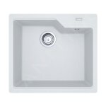 Franke - urban - �vier en fragranit ubg 610 - 56, 56x50 cm, blanc arctique 114. 0700. 064