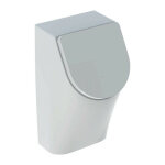 Urinoir geberit renova plan avec couvercle d'abattant, alimentation encastr�e, sortie encastr�e: t:30cm, ...