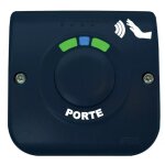 Urmet - bouton poussoir zamac anthracite main libre bpzaml
