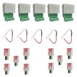 Kit d'automatisation pour 5 volets roulants yokis urmet filaires 5454554 Kit d'automatisation pour 5 volets roulants yokis urmet filaires 5454554