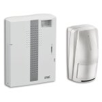 Kit carillon sans fil porte 250 mtres avec flash et dtection de mouvement urmet