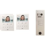 Kit visiophone 1 rang�e avec 3 �crans urmet collectif