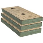 Ursa - un paquet de 8 panneaux laine de verre prk 32 terra rev�tu kraft - ep. 75mm - 6, 48m� - r 2. 30 ...