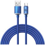 Usb - câble usb - c pour un chargement et un transfert de données rapides, 2 m bleu Usb - câble usb - c pour un chargement et un transfert de données rapides, 2 m bleu