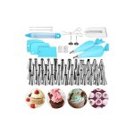 Ustensile de barbecue - - 62 pices douilles patisserie , kit de patisserie 25 douilles, poche  douille ...
