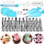 Ustensile de barbecue - - 62 pi�ces douilles patisserie , kit de patisserie 25 douilles, poche � douille ...